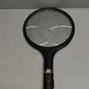 YISSVIC Electric Fly Swatter 4000V Bug Zapper Racket Dual Modes Mosquito Killer with Purple Mosquito Light Rechargeable for Indoor Home Office Backyard Patio Camping (Black-1 Pack)