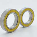 2PCS Hybrid 6804 20X32X7mm 2RS Bicycle Ceramic Ball Bearing Rubber Sealed Hope PRO2 - Si3N4 Balls, ABEC-3
