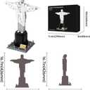 Architecture Christ The Redeemer Statue Building Blocks Sets Brazil Jesus Building Kits Model Toys Gift for Adults Kids Teens 973 PCS