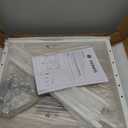 Large Under Desk Printer Stand, 2-Tier Printer Cart with Heavy-Duty Metal Wheels and Adjustable Shelf, 20 Inches Deep, Maple