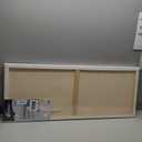 Stretched Canvases for Painting 16x40 Inch 2-Pack, 12.3 oz Triple Primed Acid-Free 100% Cotton Long Blank Canvas, Large Art Canvases for Oil Paint Acrylics Pouring & Wet Art Media, Pour Painting