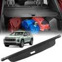 Equinox GMC Terrain Cargo Cover 2025 Compatible for Chevy Equinox 2025 Accessories Retractable Trunk Cover Security Cargo Luggage Shield Shade
