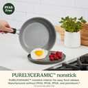 Cuisinart, 3-Pc Classic Ceramic Nonstick Skillet Set, 35C22-3BK, Assorted