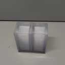 Bluesky Trading MiniWare Clear Plastic Square Plate(Pack Of 50)- 2" x 2" x .5" -Elegant Design, Perfect Party Essentials Of Appetizers, Desserts & Small Bites For Parties, Receptions & Catering Events