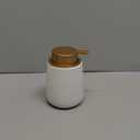Soap Dispenser Ceramic with Easy-to-Press Pump Hand Lotion Liquid Dispenser for Shampoo Bathroom Kitchen 12 oz