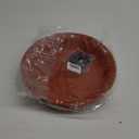 Afrine Hanging Bird Bath for Outside, Hanging Bird Water Feeder for Outdoor, Birdbath Bowl, Birdbaths for Outdoors Balcony Window Backyard Garden, Small Large Wild Birdfeeder Tray (12", Terracotta)