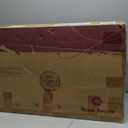 Tilt Out Trash Cabinet, Farmhouse Trash Can Cabinet w/Negative ion, Dog Proof 10 Gallon Garbage Can Cabinet for Kitchen, Bathroom, Living Room, Dark Rustic Oak