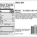 Yupik Trail Mix, 2.2 lb (35.2 oz), A Blend of Peanuts, Raisins, Sunflower Seeds, Pineapples, Papaya, Raisins, Pumpkin Seeds & Almonds, Kosher, Vegan, Perfect for Snacking, Baking & Nutrition Bars