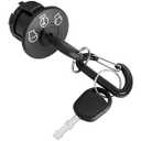 Ignition Switch 925-04228 Fit for Cub Cad et Mower - 3 Position Key Switch Compatible with Cad RZT-42 RZT-50 RZT-54 Riding Mower, Troy-Bilt Mustang XP 42 50 Zero Turn Mower, Compatible with 725-04228