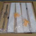 9 In 1 Storage Bag Organizer And Plastic Wrap Dispenser With Cutter, Bamboo Foil and Plastic Wrap Organizer