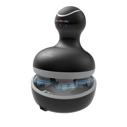 COMFIER Electric Scalp Massager, Waterproof Head Massager with Mutlti-Modes Vibration, Handheld Portable Head Scratcher for Hair Growth, Dog Cat Massager for Deep Clean and Stress Relax