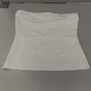 Artdear Tube Tops for Women, Sexy Y2K Crop Top Double Lined Strapless Tank Summer Going Out Tops Air Touch Fabric (Large, White)