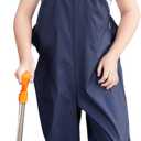 SSAWcasa Kids Rain Pants, Toddler Waterproof Boys Girls Pants, Mud Dirty Proof Rain Suspender Trousers Overalls 122