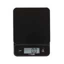 Taylor Glass Top Food Scale with Touch Controls, 11 lb Capacity, Sleek Black Design for Precision Food Measurement in Grams and Ounces