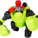 Zing Stikbot Megabots - Green (Knockout) Stikbot Poseable Collectible Stop Motion Action Figures and Mega Vehicles