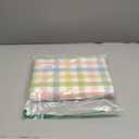 COTTON CRAFT Countryside Classic Gingham Buffalo Check Plaid Tablecloth - Premium Cotton - Spring Easter Bunny Luncheon Dinner - Table Cover - 60 inch x 102 inch - Yellow Multi