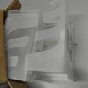 4 Pcs 3 Tier Plate Dinnerware Display Stand Acrylic Clear Plate Stand China Platters Holder Setting Racks for Display Pictures or Plate, Kitchenware, Home Office Supplies Festival Party Decoration