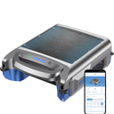 V1T Solar Pool Skimmer, Robotic Pool Surface Skimmer Cleaner with App Control, 7L Large Basket 24/7 Cleaning Smart Obstacle Avoidance Dual Charging Options Ideal for Above Ground Pool Blue