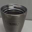 THERMOS ICON SERIES, Stainless Steel Tumbler with Slide Lock, 18 Ounce, Matte Stainless Steel