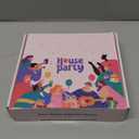 HOUSE OF PARTY Race Car Balloon Garland Kit  Two Fast Birthday Decorations with Blue Orange Yellow Grey & Checkered Balloons, Race Cars Party Supplies