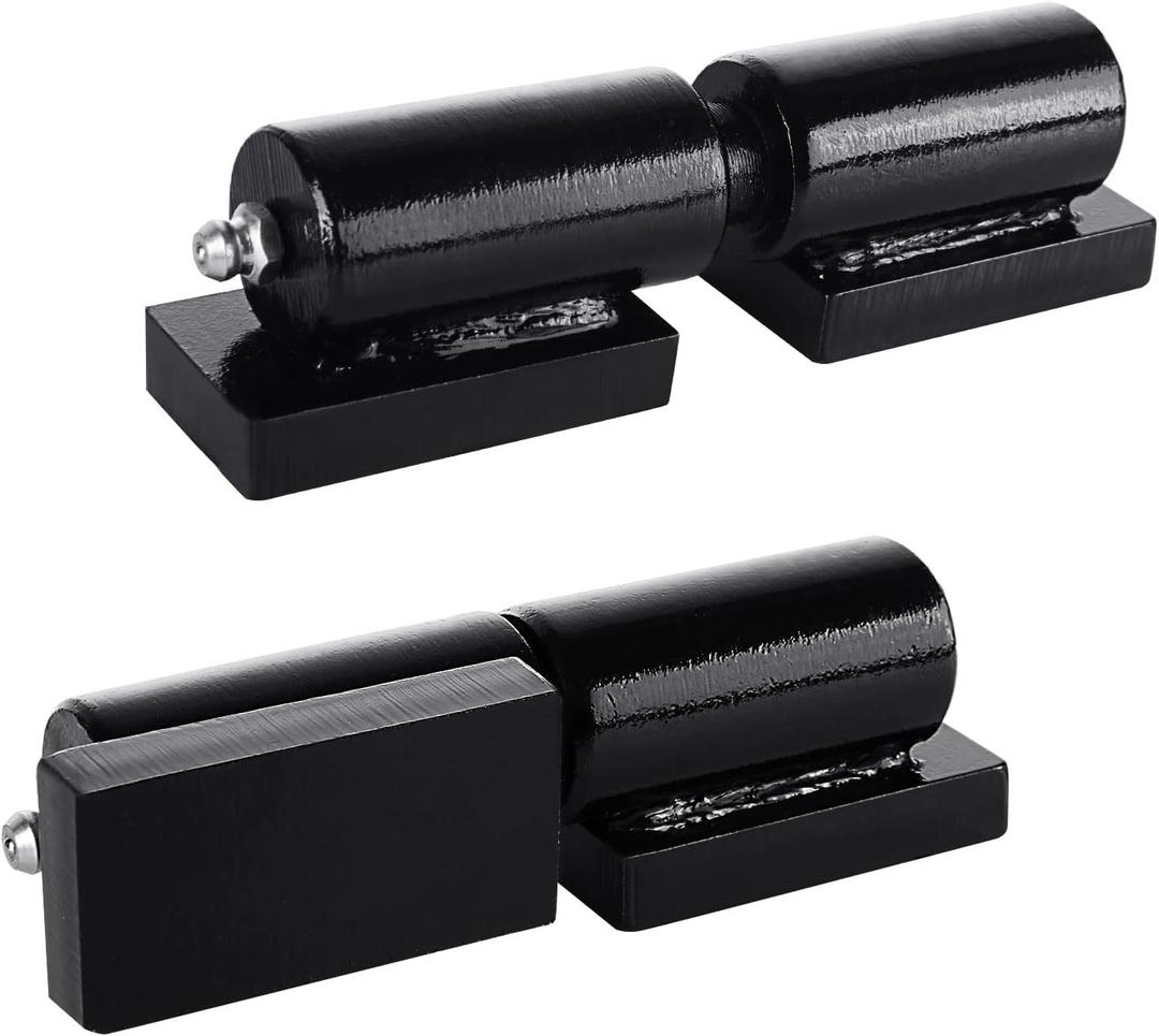 2 Pack Heavy Duty Hinges Weld On 5 Inches, Barrel Hinges Weld On Gate Hinges for Metal Gates