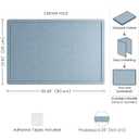Fluxynara 35.4" x 23.6" Bulletin Board, Dusty Blue