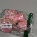 EXPAWLORER Anti Slip Dog Socks to Prevent Licking Paws, Dog Shoes for Hot Pavement, Dog Booties for Small Medium Large Senior Dogs, Traction Control Boots & Paw Protectors for Hardwood Floors (Large (4 Count), Pink)