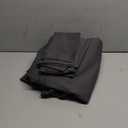 3 Piece Set - 1 Fitted Sheet and 2 Pillowcases King Size Dark Grey - King Fitted Sheet 24" Deep Pocket, Cotton 800 TC 3 Piece Set (King, Dark Grey)