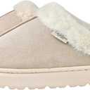 DCLTD Fluffy House Slippers for Women Men Bedroom Shoes Cozy Warm Slip on Indoor and Outdoor Winter Platform Shoes Super Soft Cloud Slippers Christmas Gifts (8.5, Fur Beige)