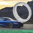 3 x ID 60mm Exhaust Manifold Gasket for Car, High Grade Graphite Construction Exhaust Flange Donut Gasket Seal Muffler Gasket to Prevent Leaking Between Exhaust Manifold and Exhaust Pipe