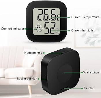 High Precision Digital Thermometer Hygrometer Indoor Hygrometer
