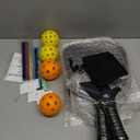 JoncAye Pickleball Paddles Set of 4 or 2, USAPA Approved Fiberglass Rackets with Outdoor Indoor Balls, Bag, Overgrip, Lightweight for Family, Professional Equipment for Beginners Intermediate (Blue Pink Green Yellow)