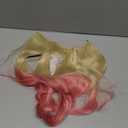 Probeauty Short Blonde Mixed Pink Cosplay Wig Medium Long Hair Wig for Women Halloween Costume Dress Party