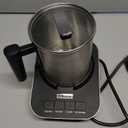 4-in-1 Electric Milk Frother and Steamer, 400ml(13.5oz) Stainless Steel Pitcher with Auto Shut-Off, Hot & Cold Foam Maker and Milk Warmer for Lattes, Cappuccinos, Macchiato, Dishwasher Safe (Silver)