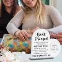 Best Friend Birthday Gifts for Women, Soul Sister Gifts for Women Best Friends, Soul Sister Plaque, Friendship Bff Bestie Gifts Decorative Signs GDW12