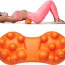 EcoEarth Hip Massager for Psoas Release (Firm) - 14 Massage Nodes for Sciatica & Piriformis Syndrome Pain Relief - Trigger Point Deep Tissue Massage Tool for Hip & Lower Back Pain