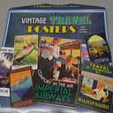 Vintage Travel Posters | 2025 12 x 24 Inch Monthly Square Wall Calendar | Plastic-Free | BrownTrout | Art Railways Illustrations