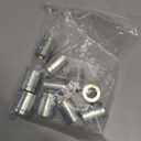 eMagTech Pack of 10 Hydraulic Swage Ferrules Non-Skive Hydraulic Swage Ferrules Hose Hydraulic Ferrules Suitable for SAE R1AT/R2AT Hoses, 3/8 inch