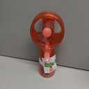 O2COOL Deluxe Handheld Battery Powered Water Misting Fan, Model Number: FML000100E024RSP, Pink