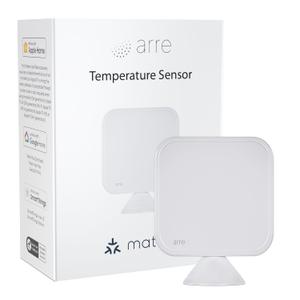 arre Temperature Humidity Air Pressure Sensor with Matter & Thread Support | Works with Apple Home HomeKit, Google Home, Samsung SmartThings & Amazon Alexa