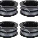 4 Pack 17ft .080" SB00L00 String Trimmer Replacement Spool for Greenworks ST60V ST60V-T0 80V ST80L200 Front Mount String Trimmer Refills Dual Line 2901619 2906302