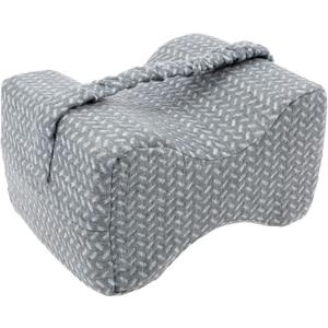 Memory Foam Knee Pillow for Side Sleepers with Strap, Leg Cushion for Sleeping, Between Leg Pillow fit Side Sleepers Hip, Knee, Back Pain Sciatica