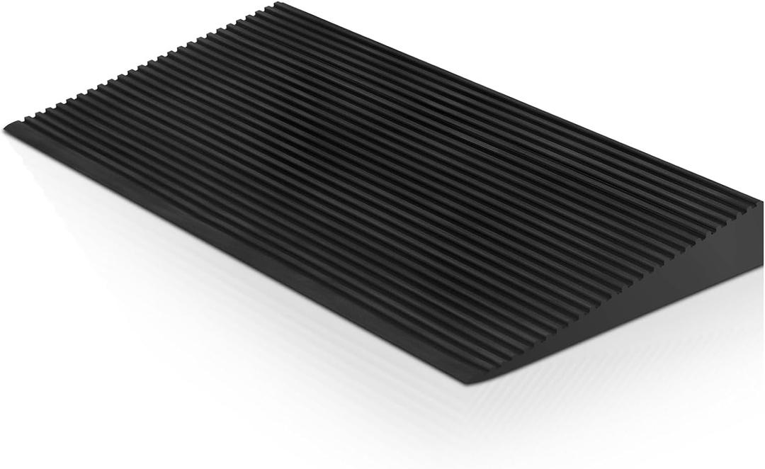 EVA Foam Threshold Ramp, Lightweight Non Slip Doorway Ramp for Wheelchair Walker Scooter, Indoor Outdoor Entry Access for Home Bathroom Garage(Black,36" l X 12" w X 2" h)