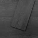 Mysflosy Peel & Stick Floor Tile, 36-Pack 54 Sq.Ft Waterproof Vinyl Plank Flooring Self-Adhesive, Luxury Wood-Look Vinyl Planks for DIY Installation (36 x 6 inches, Midnight Black Oak)