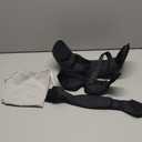 Travel Pillows for Airplanes, Airplane Pillow for Long Flight, Airplane Head Strap with Eye Mask for Sleep, Travel Neck Pillow for Car Road Trip, 360 Support Headrest, Stop Bobblehead, Black