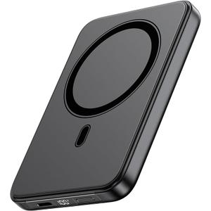 Magnetic Power Bank, 10,000mAh Wireless Portable Charger, PD 20W Fast Charging Battery Pack with USB-C for Magsafe, iPhone 17/17 Pro/17 Air/17 Pro Max/16/16 Pro/16 Pro Max, iPhone15/14/13 Series