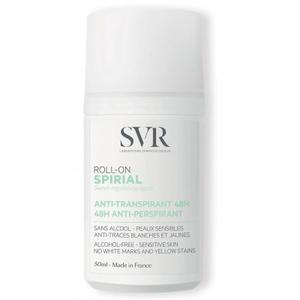 SVR - Spirial Roll-On Antiperspirant deodorant 48 hours - Sensitive skin - Alcohol-free - Anti-fingerprint - 48 hours efficacy 