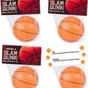 Basketball Sports Stress Ball Valentines - Valentine's Day Cards for Kids' School Classroom - Valentine's Day Gifts for Kids Class Exchange