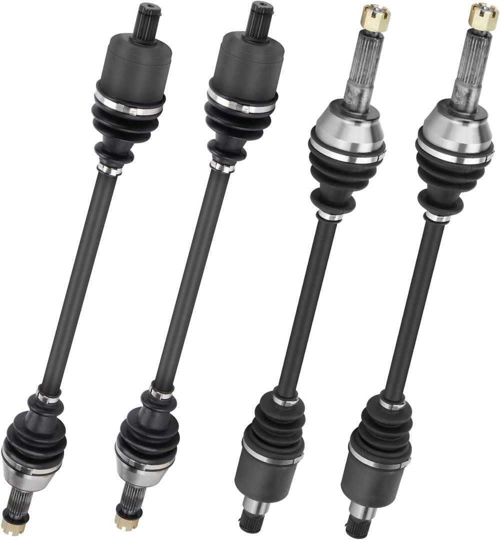 Front and Rear ATV CV Axle Drive shaft Assembly Set for Polaris RZR S 800/4 800 2009 2010 2011 2012 2013 2014, Replace for 1332885 1332637 1332883 (NOT FIT RZR 800) - Full Set