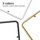 Over The Table Rod Stand with Clamps for Balloons, Flowers, and Decorations Perfect for Weddings, Parties, and Celebrations 33 to 93 Length, 13 to 55 Height, Gold